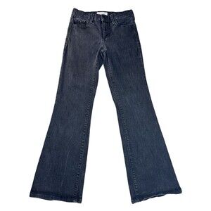 Gap Women’s Perfect Boot Black Jeans‎ Mid Rise Stretch Size 27P Petite Classic